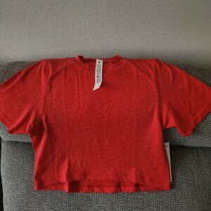 Lululemon Swiftly High Low Cropped Short Sleeve